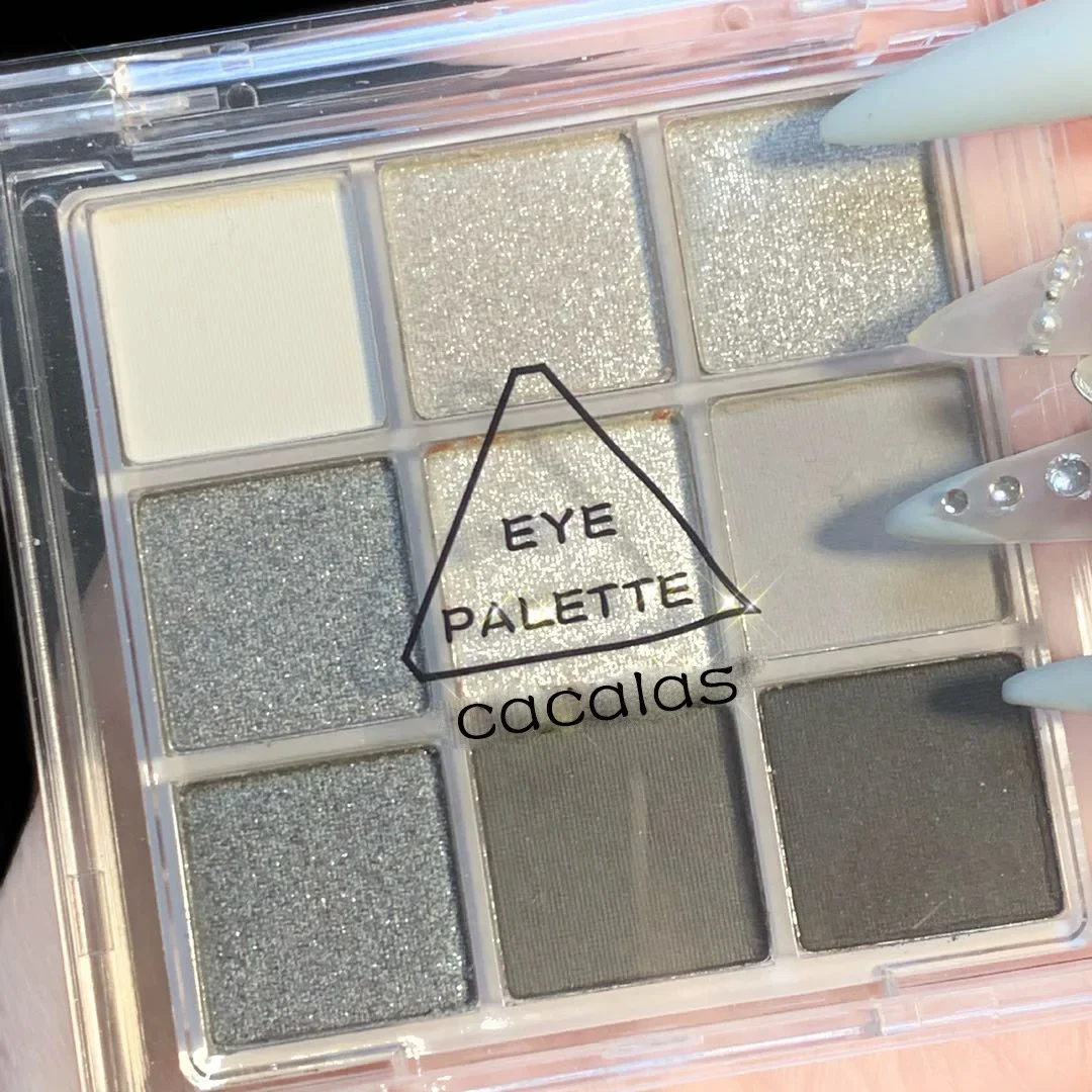 スモーキーメイクアイシャドウデイシティ真珠光沢のあるマットグレー