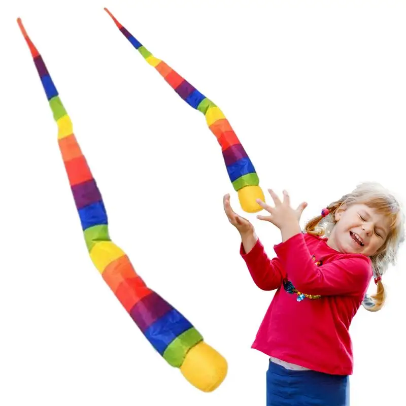 

Rainbow Meteor Ball Funny Hand Throw Fabric Sandbag Meteor Ball Outdoor Sports Toss Game Educational Learning Development Toys