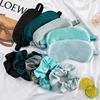 1/2Pcs Eye Mask For Sleeping Cover With Elastic Strap Effective Shading Blindfold For Women Men Travel Eyepatch Relax Eyeshade 1