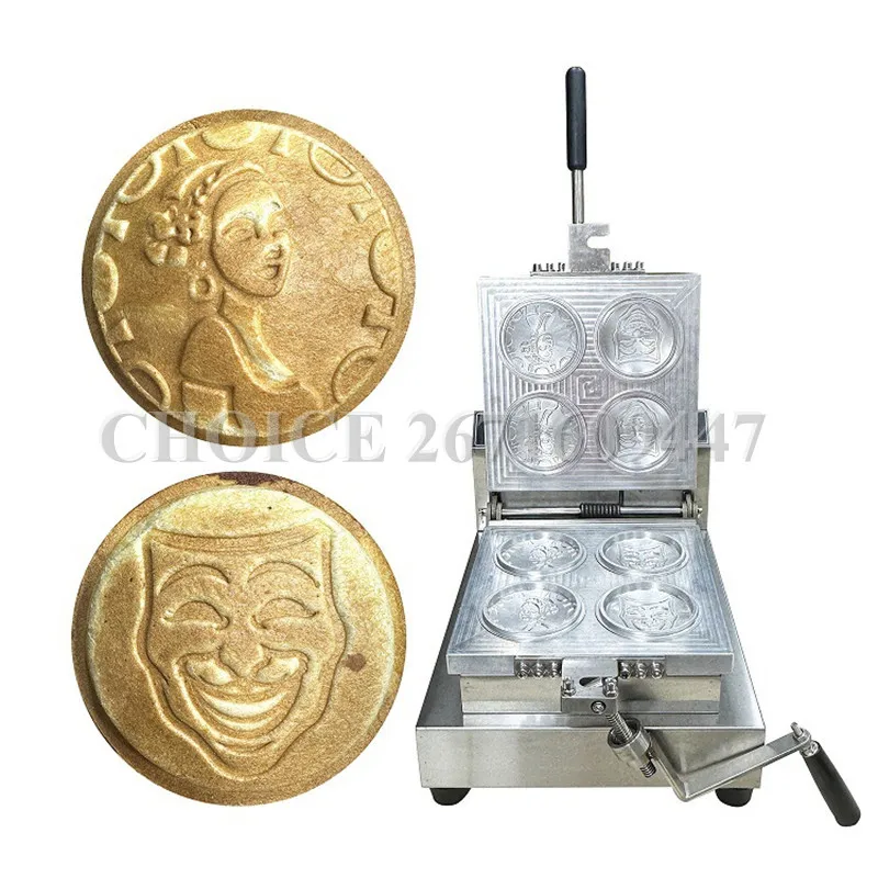 

Man Woman Shape Panini Press Ufo Burger Machine Hamburger Heated Waffle Sandwich Presser Maker