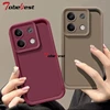 Solid Color Camera Lens Silicone Case for Xiaomi Redmi Note 14 13 12 11 11S 10 10S 9 8 7 5 Pro Plus 4G 5G Funda Back Cover 4