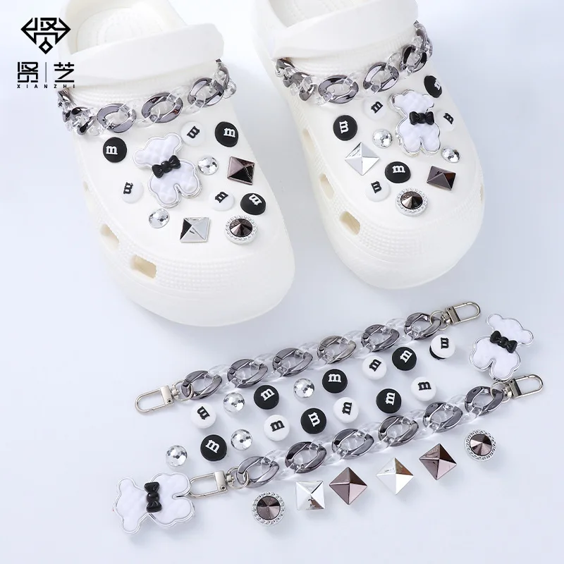 New 26 Alloy Letters Croc Charms Designer DIY Shoes Decaration Charm for  Croc JIBS Clogs Kid Boy Women Girls Gifts - AliExpress