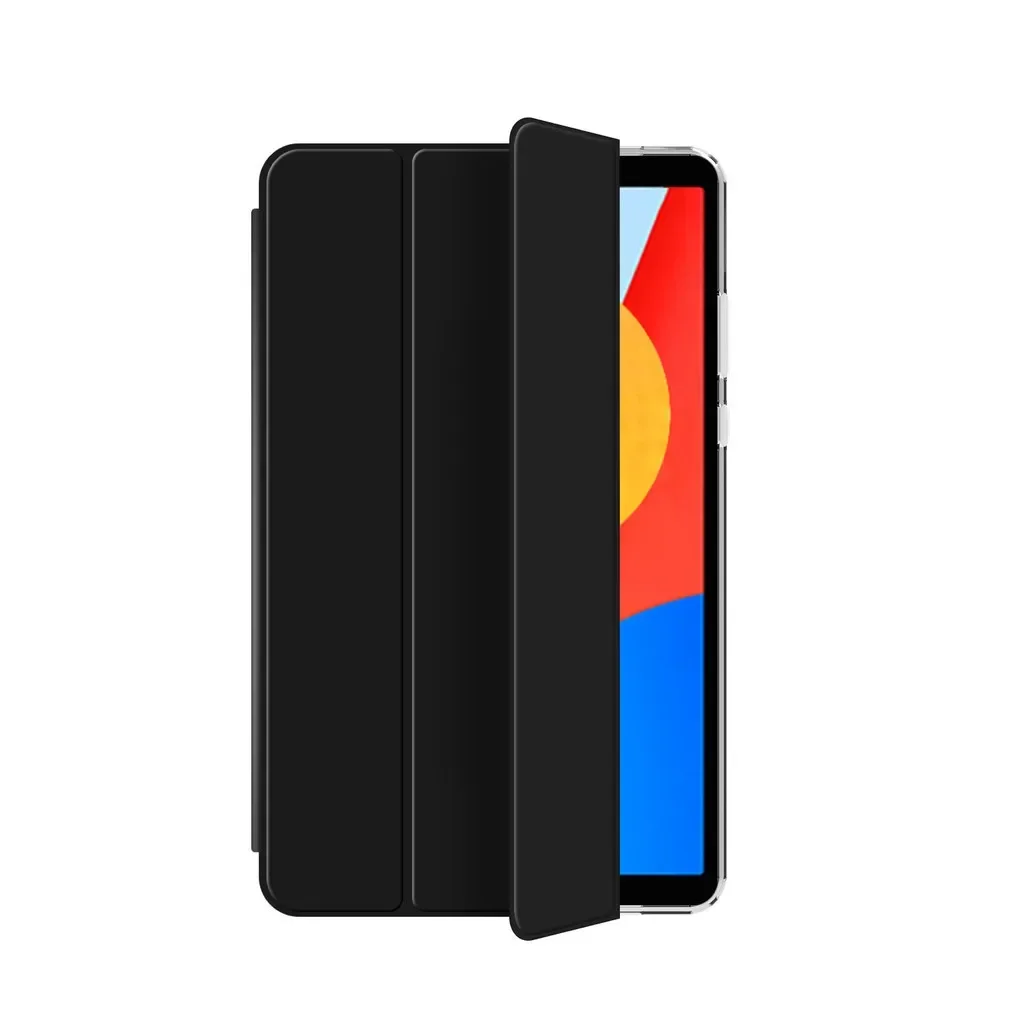 Premium Ultra HD Clear Acrylic Tablet Case with Trifold Holder & Pen Slot