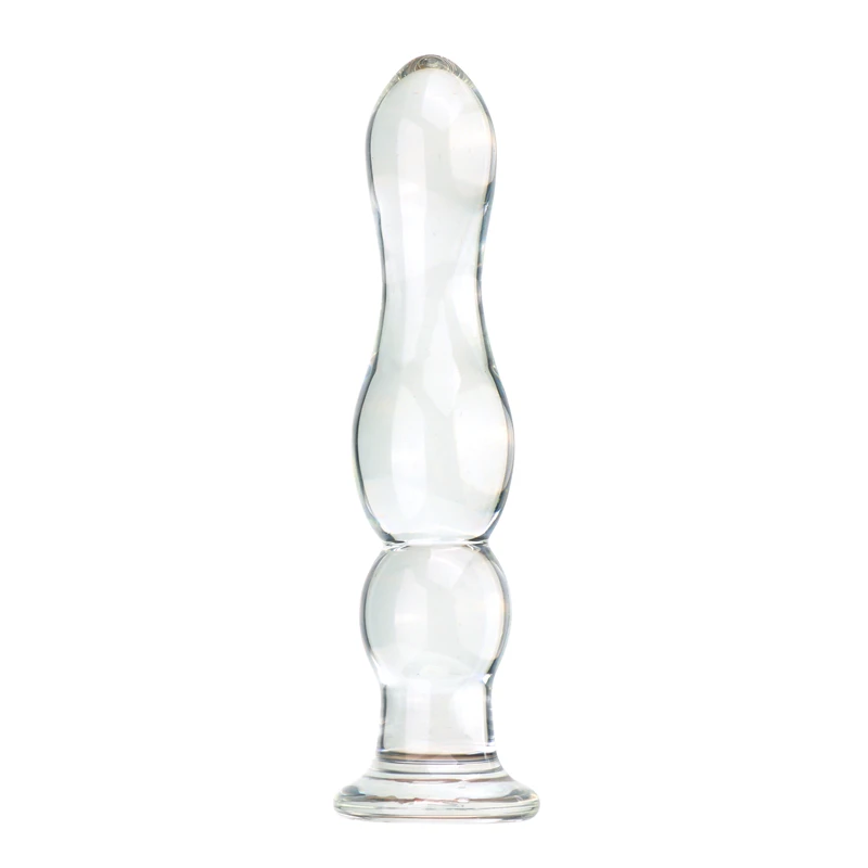 Glatt Transparentes Analplug Aus Glas Massagegerät Für Erwachsene_voghion.com