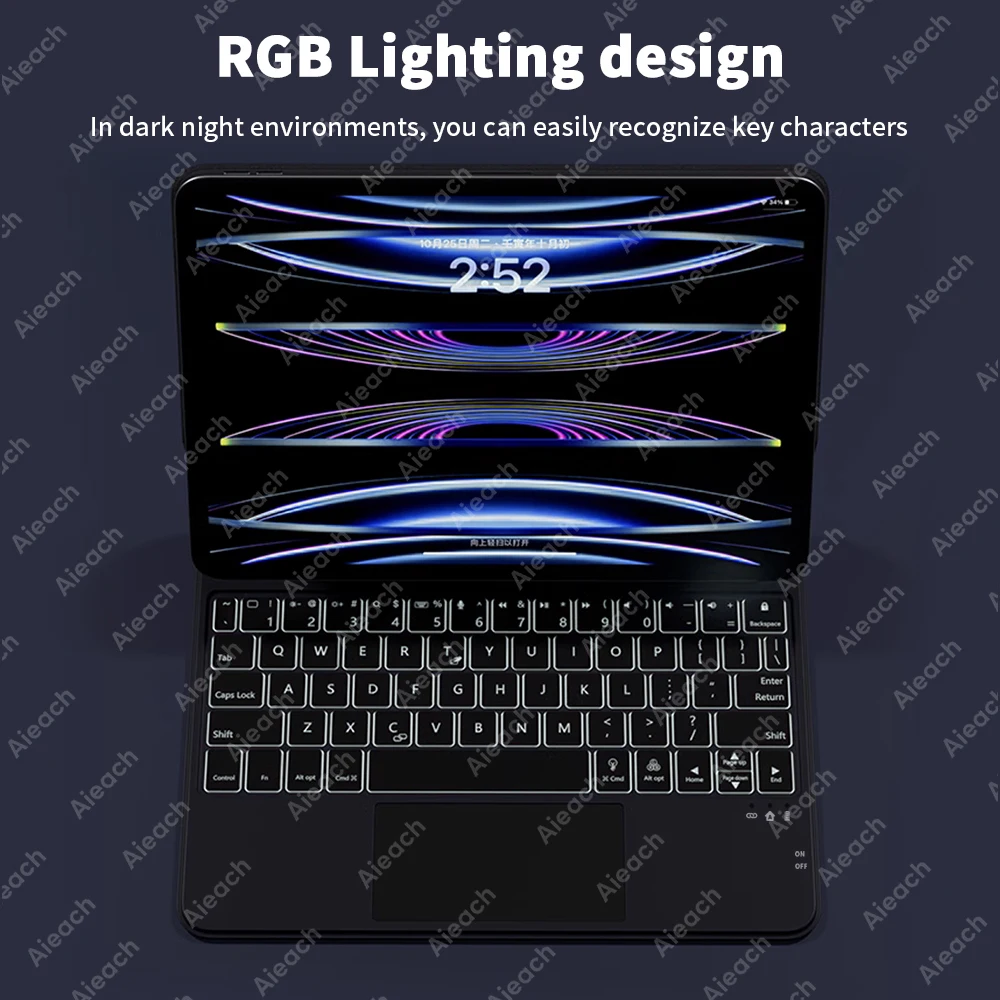 Custodia con tastiera per iPad Pro 11 gen. 4/3/2/1 e iPad Custodia con tastiera per iPad Pro 11 gen. 4/3/2/1 e iPad