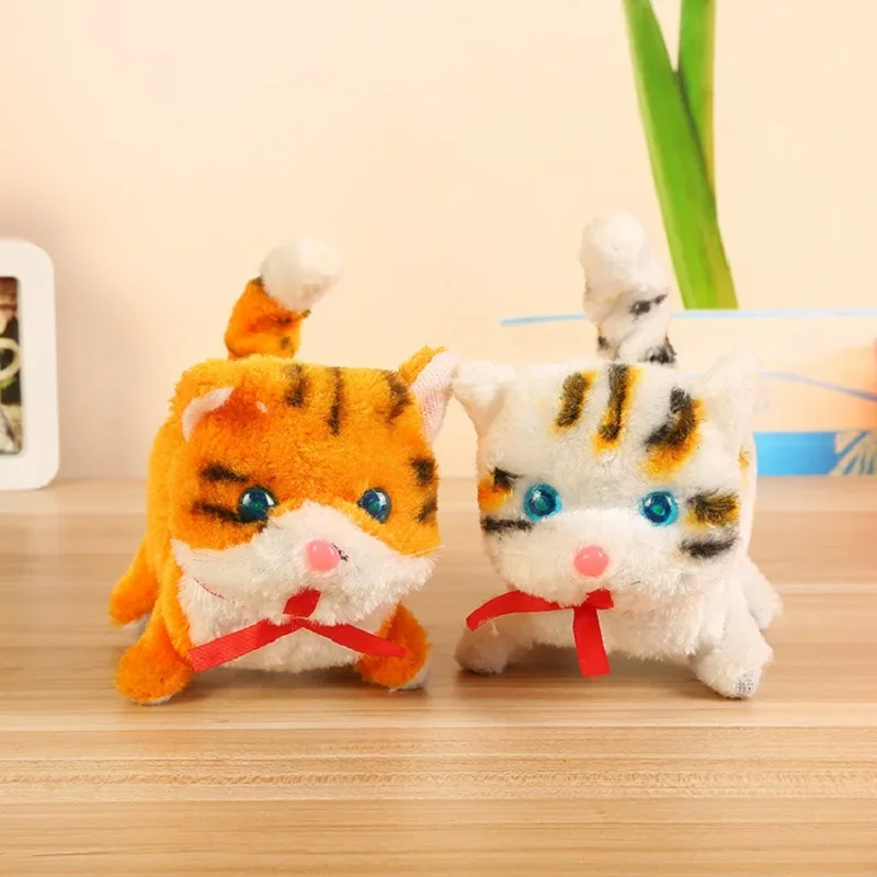 13センチメートル電気ロボット猫ぬいぐるみラッキー猫の