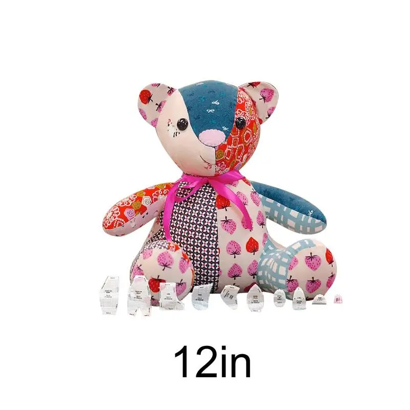 Memory Bear Template Ruler Set With Accessories And Instructions For Bed Bedroom Living Room leather craft template,sewing template