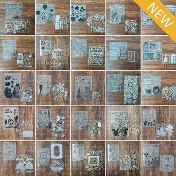 Flowers Cake Foliage Bear Pop Up Petals Stamps Metal Cutting Dies Hot Foil for DIY Making Card Decoration 2026 Christmas Winter 1