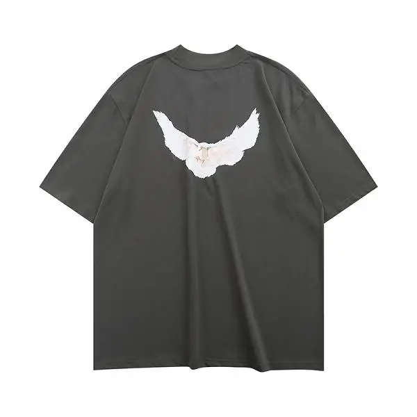 Top Version 1:1 Oversized Dove Kanye West Seasons 6 T Shirt Men Women ...