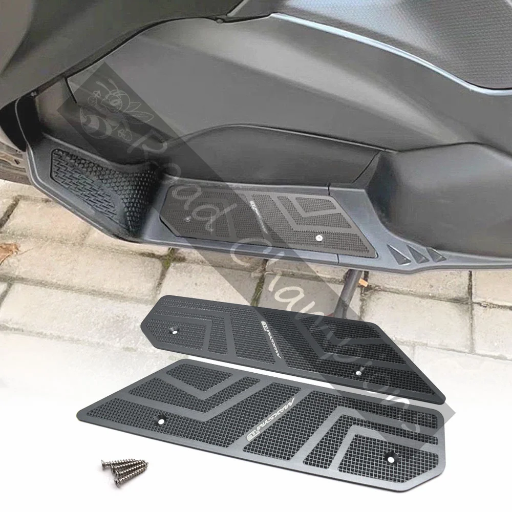 For SYM MAXSYMTL500 MAXSYM TL 508 Motorcycle Footrest Metal Anti-Slip Pedal Pad Footpad Mats Step Plate Pad Aluminum Accessories