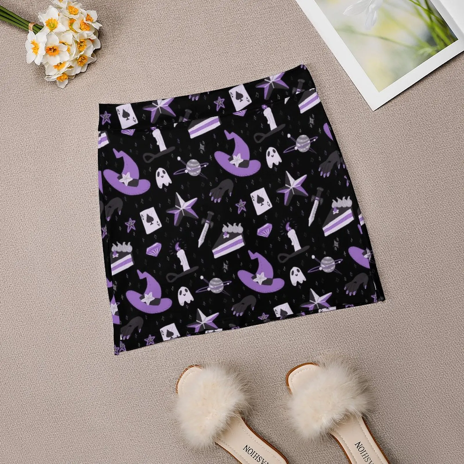 Asexual Pride Pattern Light Proof Trouser Skirt Women clothing skirts for women outfit korean style