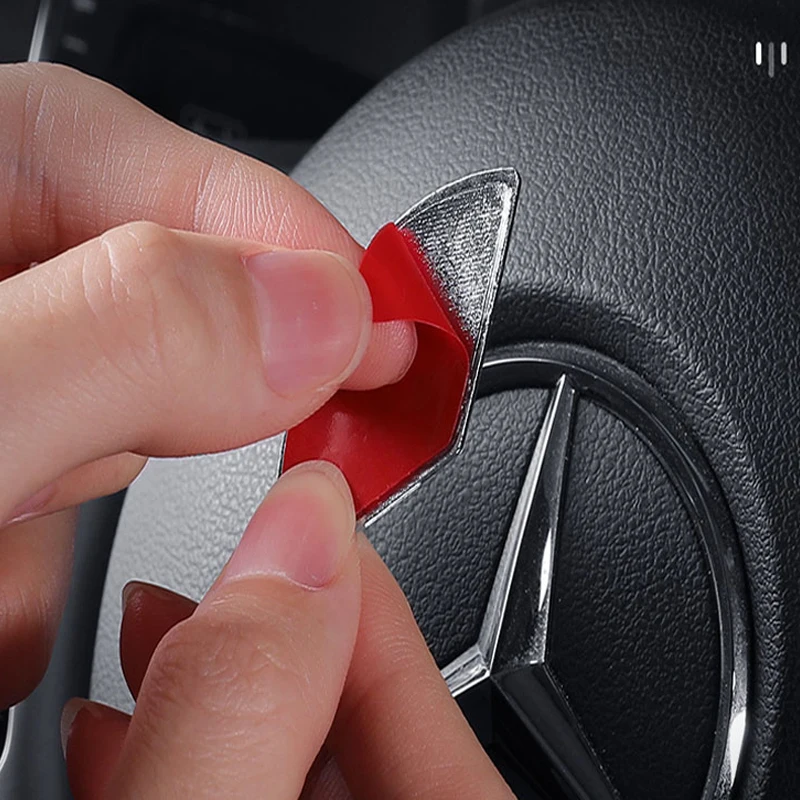 Cristal Bling Autocollant Accessoire Voiture Interieur 49mm Autocollant Logo Mercedes Benz Embleme De Volant Pour A E S Cla Cls Gla Glb Glc Gle Gls Sl 92278266