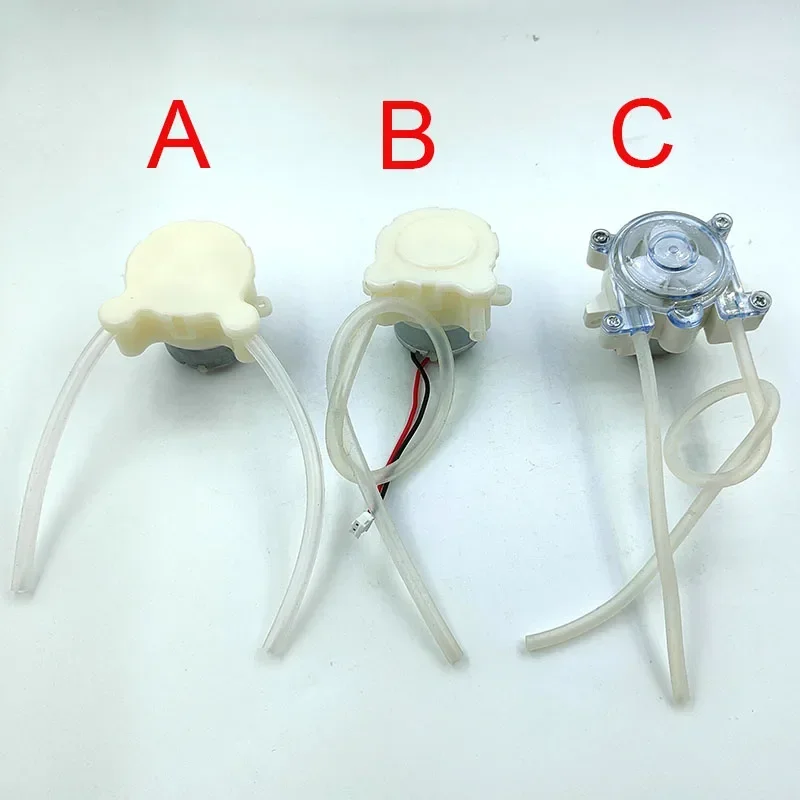 DC 5V 6V 12V Micro Peristaltic ปั๊ม Mini 500 เกียร์มอเตอร์ยาบีบปั๊มน้ําของเหลวสําหรับ Lab Ink Sampling Pump 1