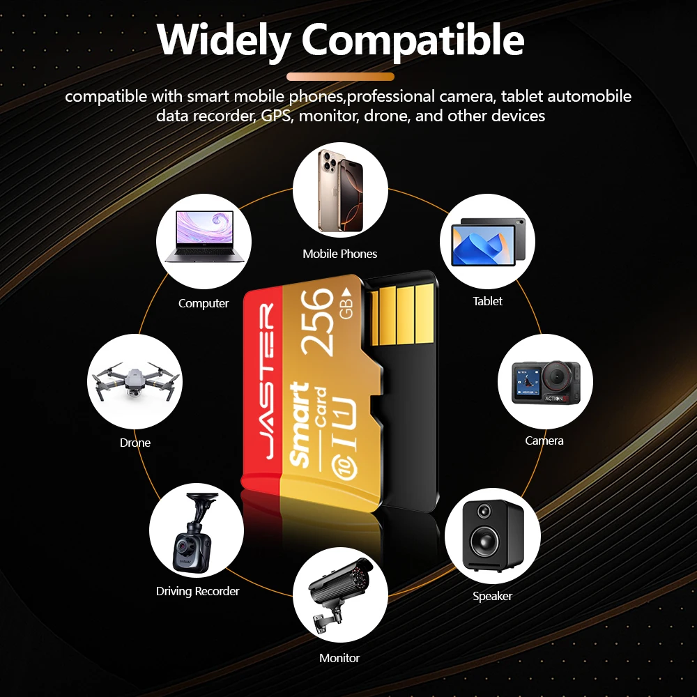 미니 TF 카드 고속 Class10 메모리 카드 256GB 128GB Tarjeta 고품질 플래시 드라이브 스틱 64GB 스마트 SD 카드 Reder 선물