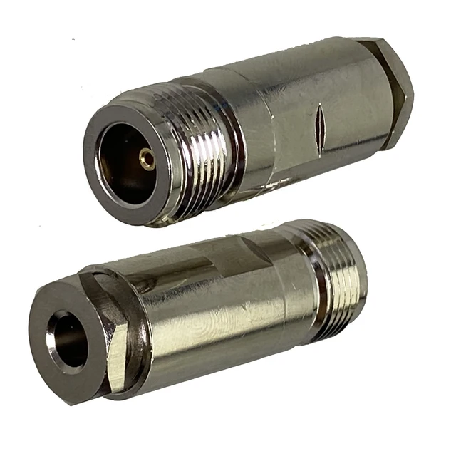 Connettore Per RG58 Connettore RF N Maschio Angolo Retto - Per Crimpatura Su Cavi RG58, RG142, RG400, LMR195 Router Gsm - Foto 4