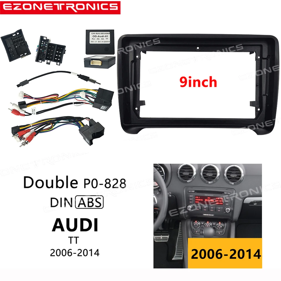

Автомагнитола 1Din, 2Din, 9 дюймов, для AUDI TT 2006-2014