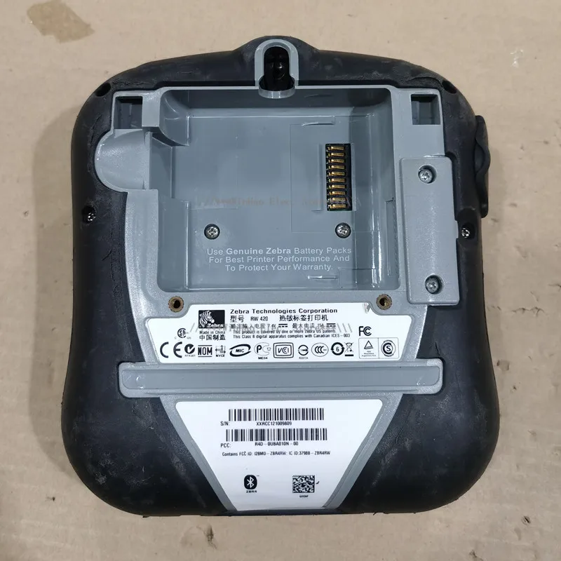 고품질 중고 블루투스 열 라벨, 배터리 없는 모바일 프린터, ZQ520 ZQ-520 RW420 RW-420, 4 인치