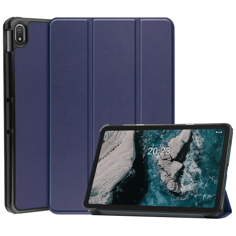 Trifold Magnetic PU Leather Stand Smart Cover
