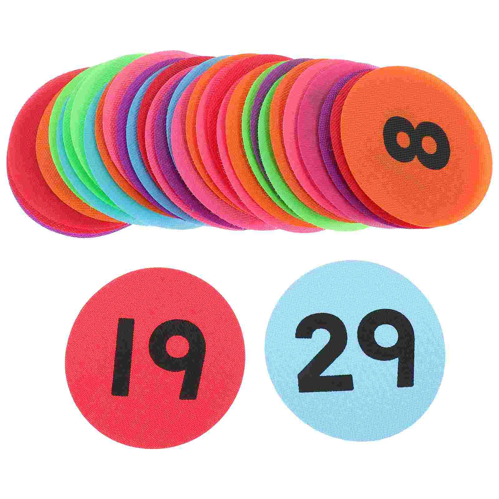 36pcs Numbers Stickers Self-adhesive Number Labels Colored Number Stickers Home Office Identification Labels