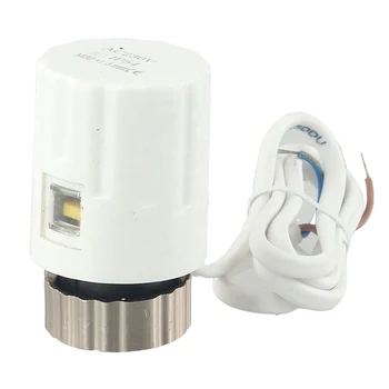 230V Electric Thermal Actuator Valve Head For Thermostat Manifold Underfloor Heating Radiator Normally Opened Closed 1