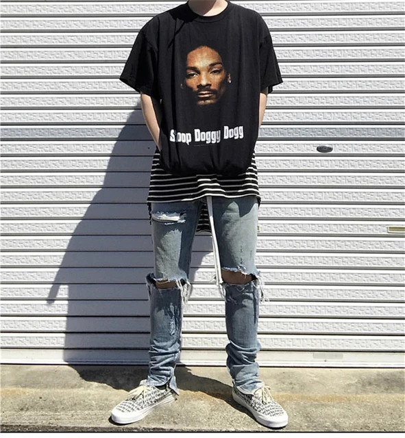 Vintage Snoop Heavy Metal Retro Rock Style Oversized High Street Casual Loose Neck Cotton Short Sleeves - T-shirts - AliExpress