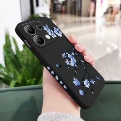 Cover per telefono in silicone liquido Blooming Orchid