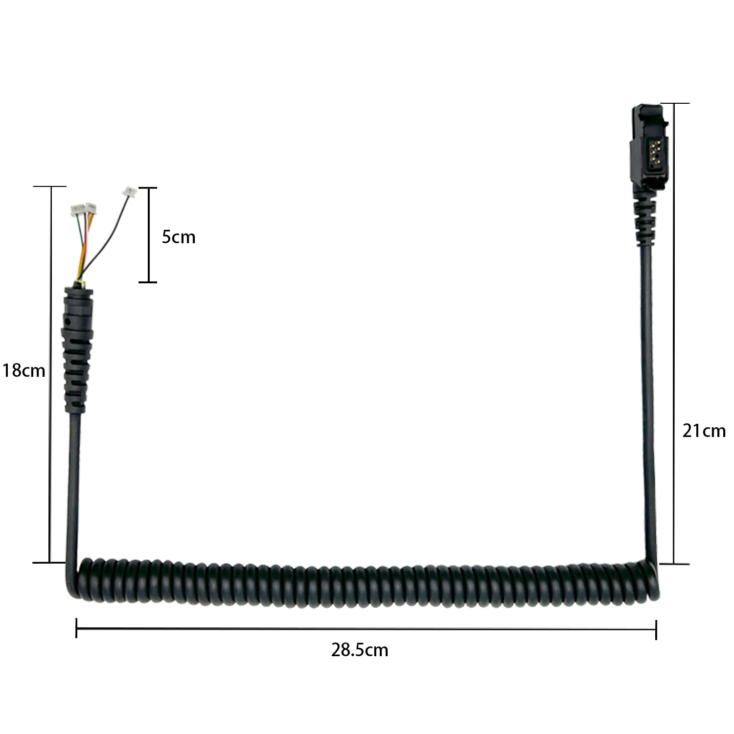 3000 Mic Replacement Cable For XPR3500 XPR3500e DP3441 DEP500eTwo Way Radio