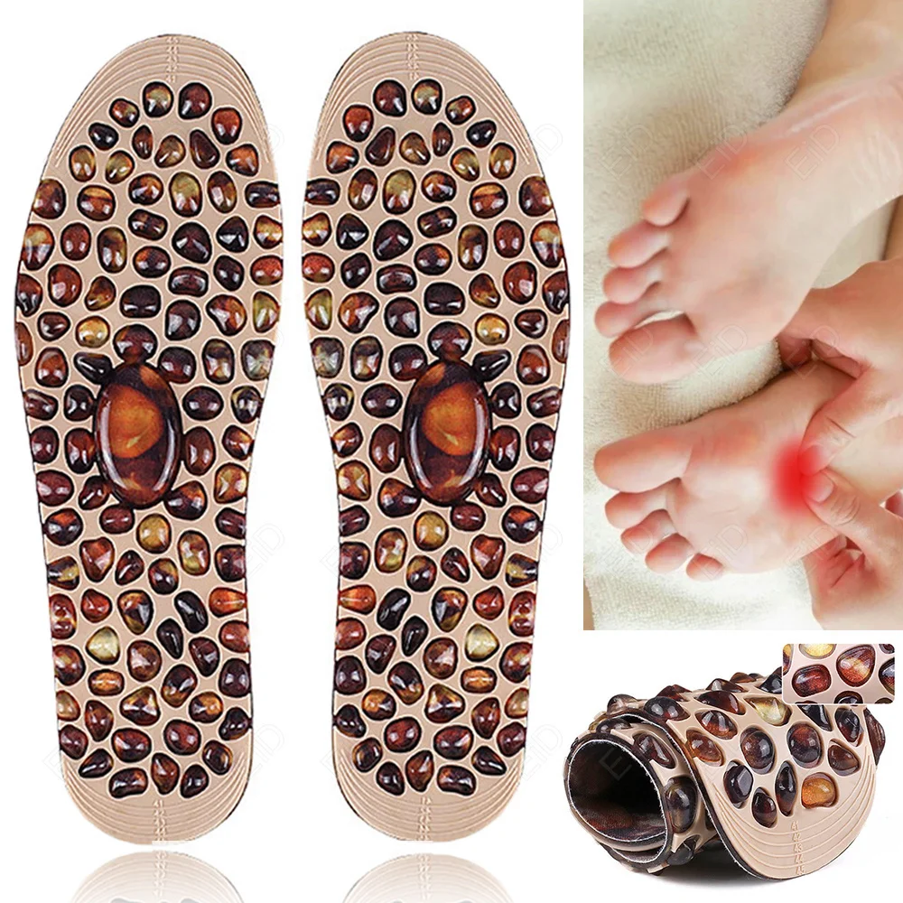 EiD Hochwertige Cobble Massage Magnetische Einlegesohlen Fuß Akupressur Schuhpolster Therapie Schlankheits-Einlegesohlen für Gewichtsverlust Mann Frauen – Detail 16