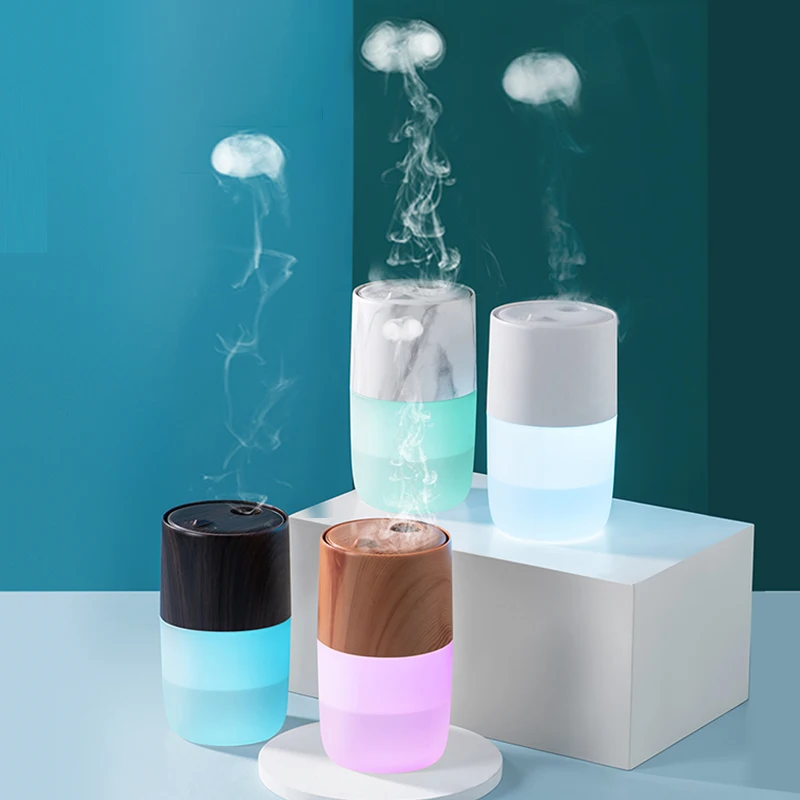 Jellyfish Humidifier Aromatherapy Humidifiers Diffusers 360ML USB