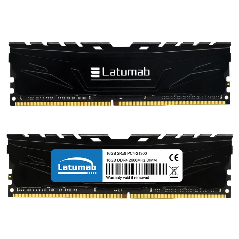 Latumab Memoria DDR4 RAM 4GB 8GB 16GB 3200MHz 2400 2133 2666MHz