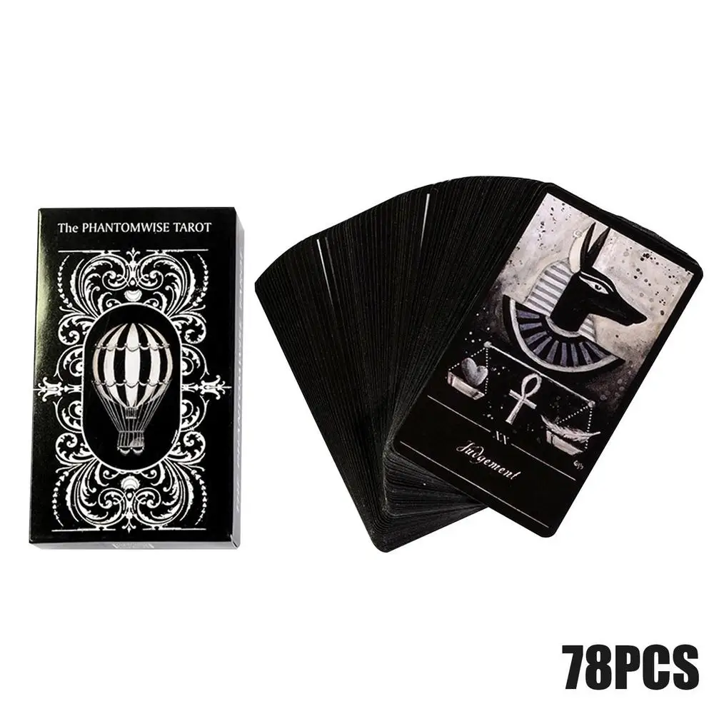 78pcs The Phantomwise Tarot Cards All English Portable Vivid