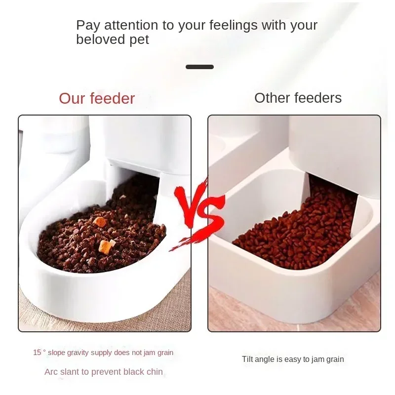 

Bowl Dispenser Water Large Drinker Automatic Capacity Supplies Bottle Pet Drinking Cat Fountain Feeder Dog Food