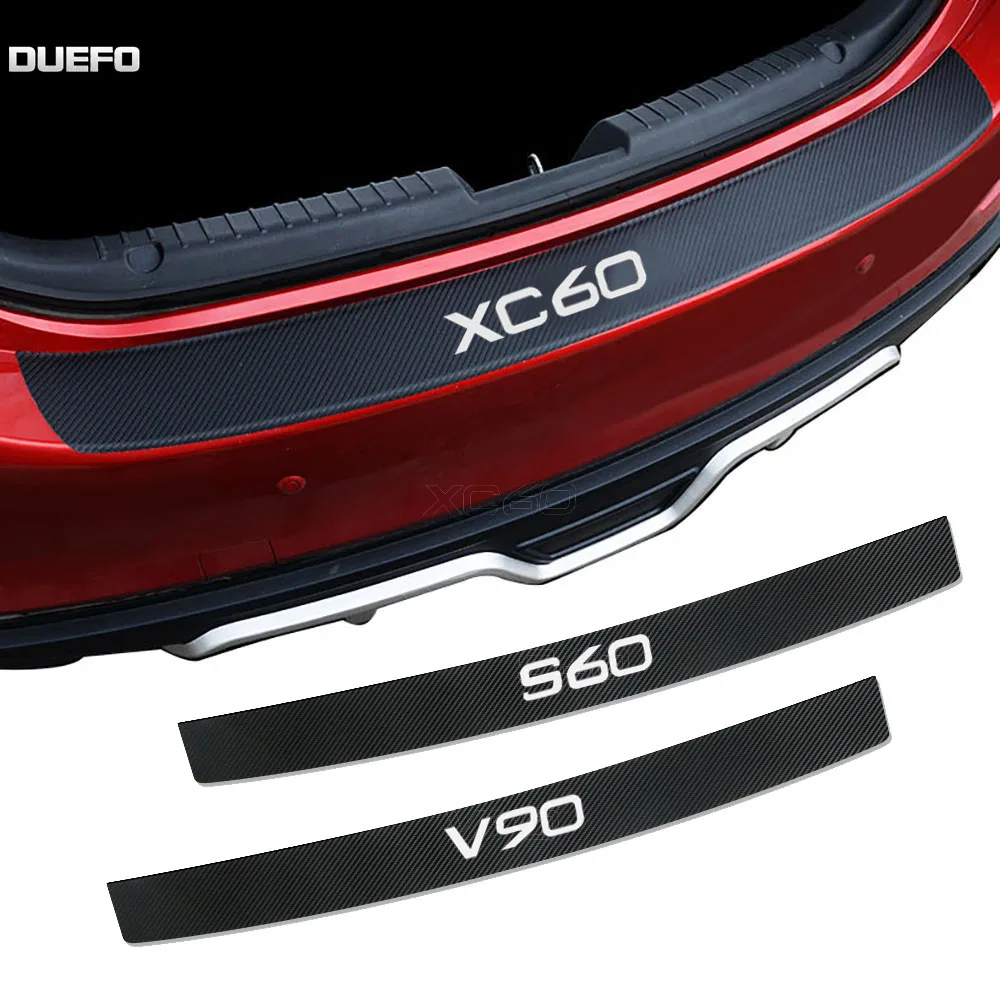 Car-Bumper-Trunk-Load-Protector-Guard-Trim-Sticker-Carbon-Fiber-For ...