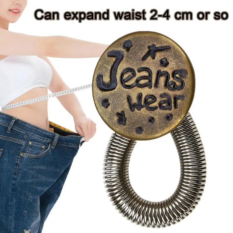 Button Extender Removable Waistband Extenders Pants Waist Extender Reusable Jeans Button Extender Jean Waist Stretcher tool
