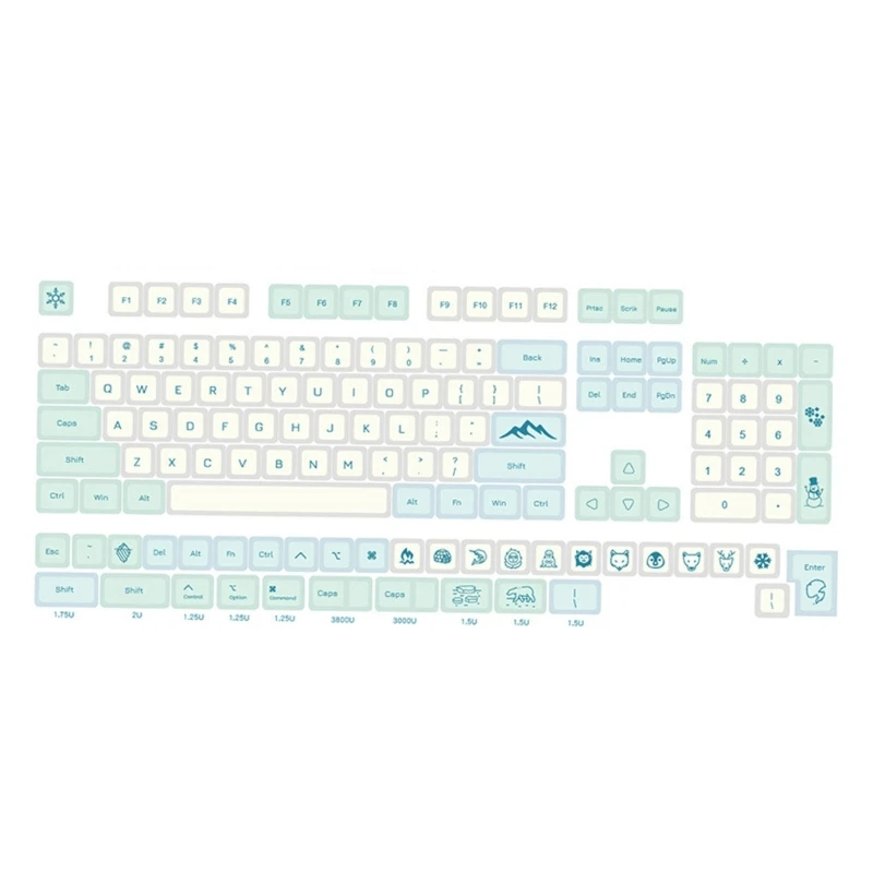 

137 колпачков/набор колпачков для клавиш PBT XDA стандартный процесс сублимации