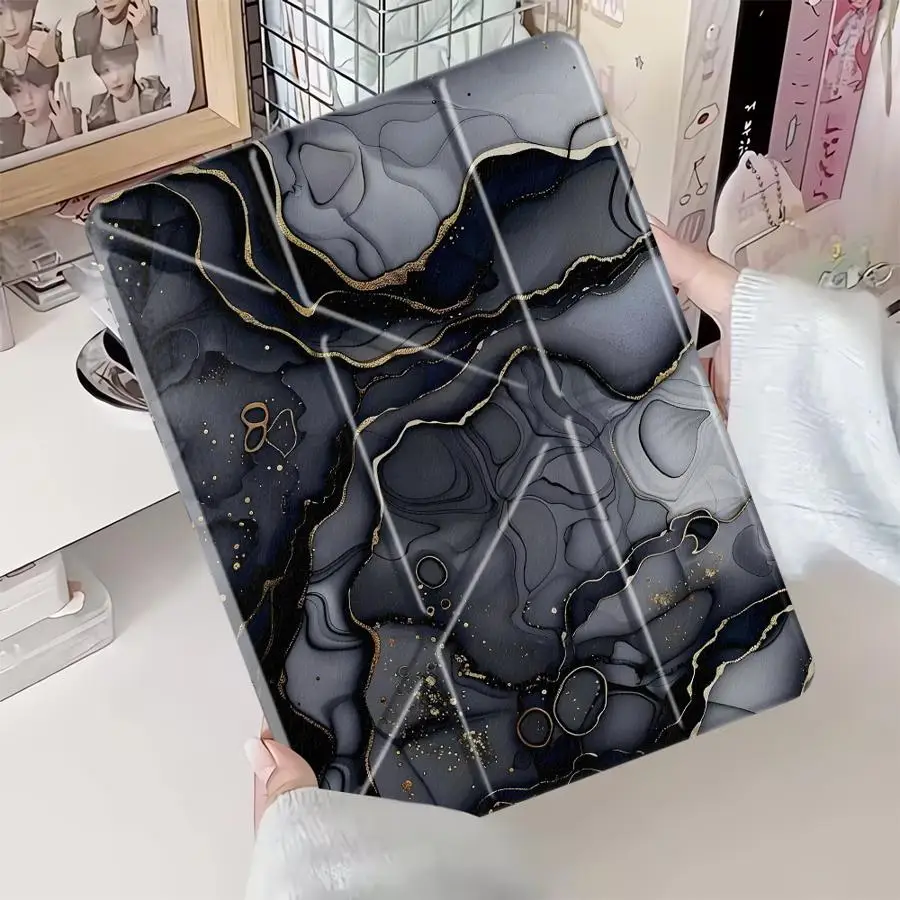 Marble Tablet Case with Holder - Universal Fit