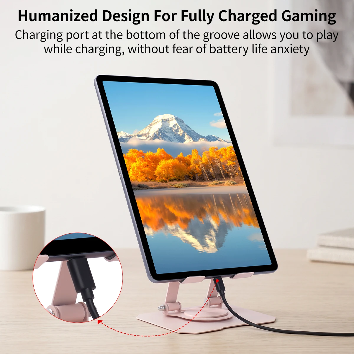 휴대용 알루미늄 합금 전화 태블릿 홀더 iPad MiPad 삼성 탭 MatePad 스탠드 마운트 조정 가능한 유연한 모바일 스탠드