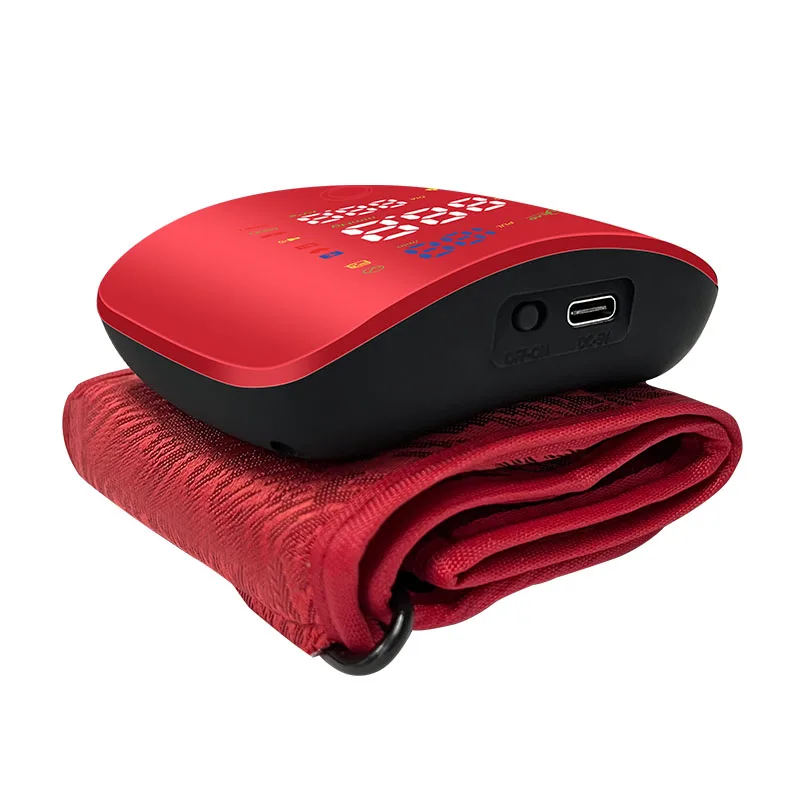 Realblad Digital Tensiometro Red bauman&oacute;metro presi&oacute;n arterial mu&ntilde;eca Spanish Voice Rechargeable blood pressure gauge monitor