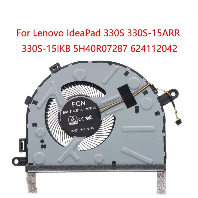 

Новый кулер для охлаждения процессора ноутбука Lenovo IdeaPad 330S 330S-15ARR 330S-15IKB 5H40R07287 624112042