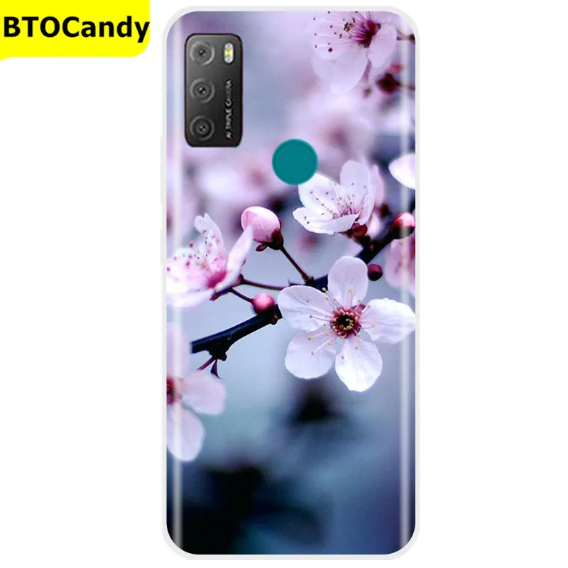 Painted Case For Alcatel 1S 2021 6025H Case TPU Soft Silicone Cover Phone Case For Alcatel 1S 2021 Case Tpu Cover Bumper Coque waterproof cell phone pouch Cases & Covers