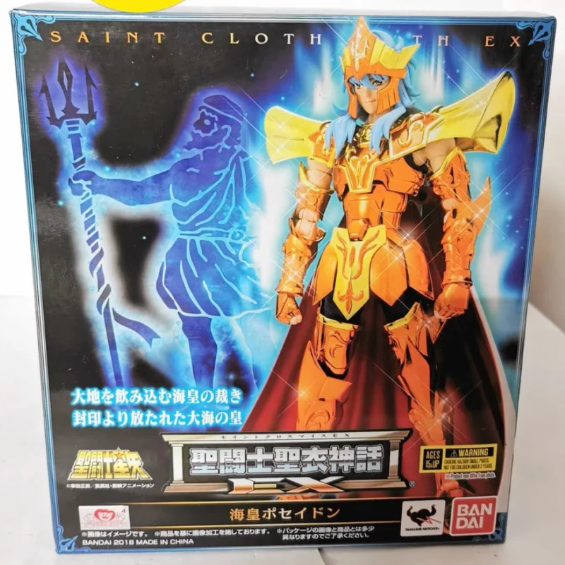

Экшн-фигурка Saint Seiya Bandai Tamashii Nation Myth Saint Cloth Ex Sea King Poseidon, роскошный набор престолов, Коллекционная модель, игрушка