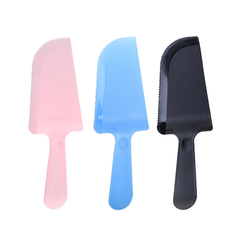 Pizza Cutter Plastic Cake Knife Pie Cutter 10/50pcs For Cheese Dessert Cutlery Bakeware Cake Spatula Tool Wedding Slicer
