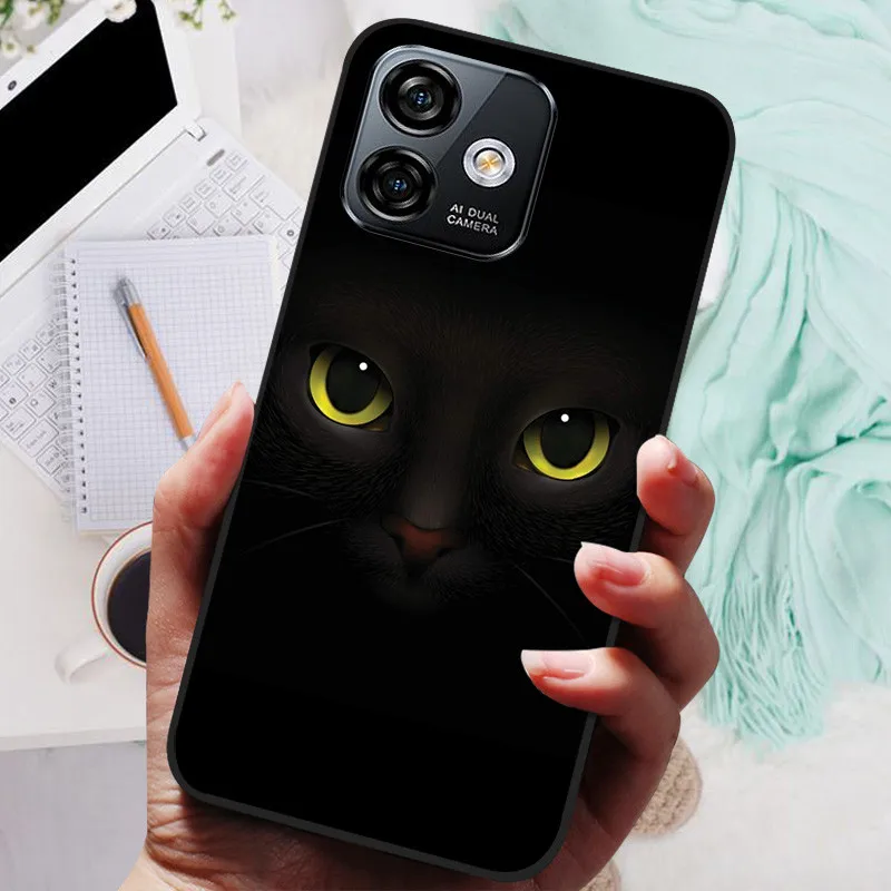 Soft TPU Silicone Shockproof Phone Case Bumper - 6.52 Protective Cover