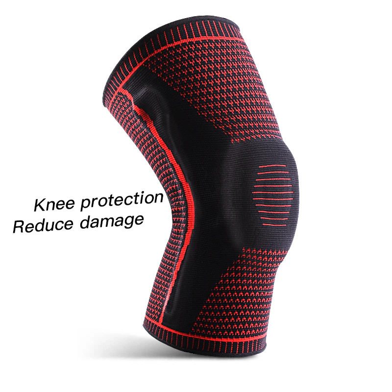 1 PC Knee Pads Strap Patella Medial Support Meniscus Silicone Compression Protection Sport Knee Braces Basketball Running