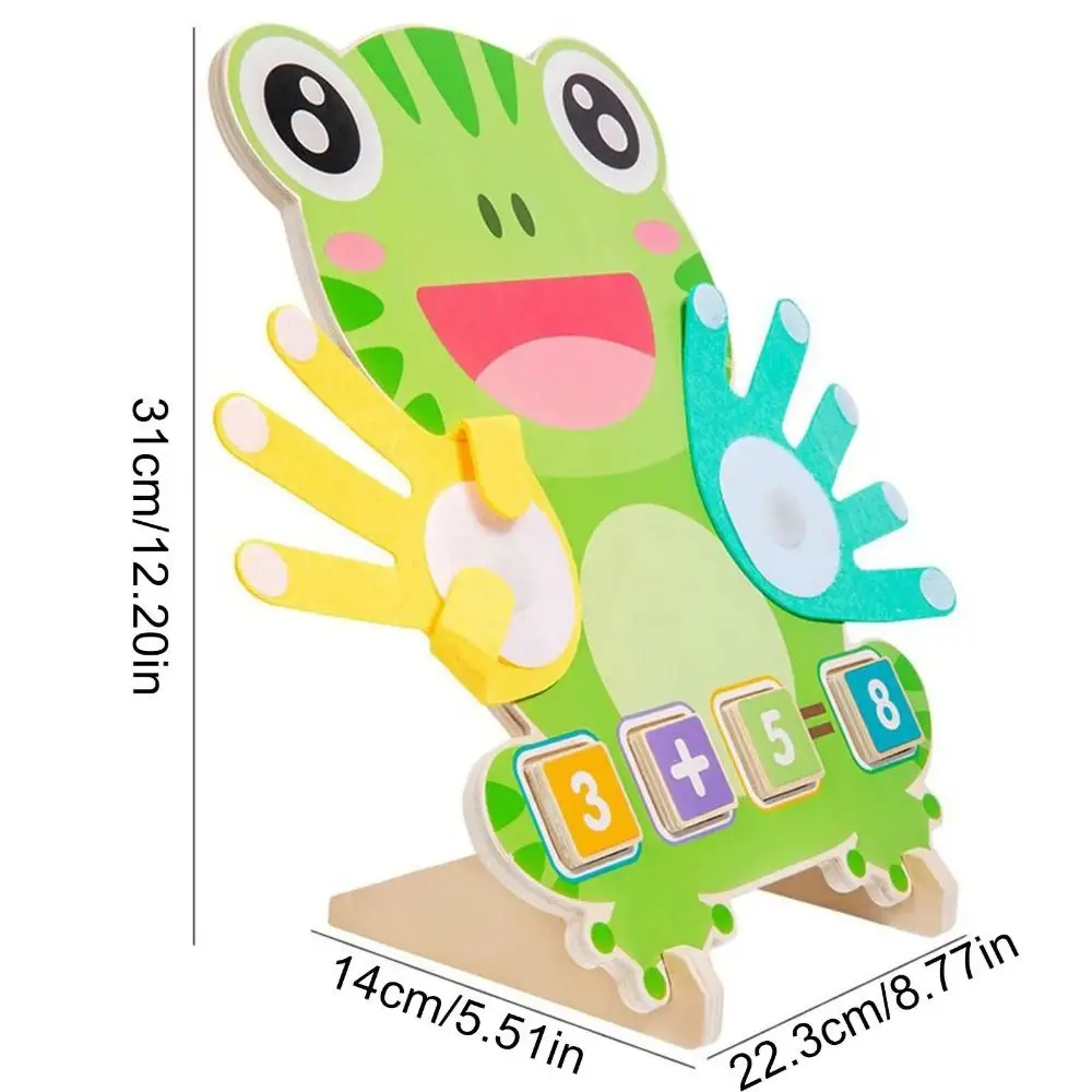 Montessori Frog Finger Operation Kids Toy Educational Toys Model Frog Finger Numbers Math Toy Portable DIY
