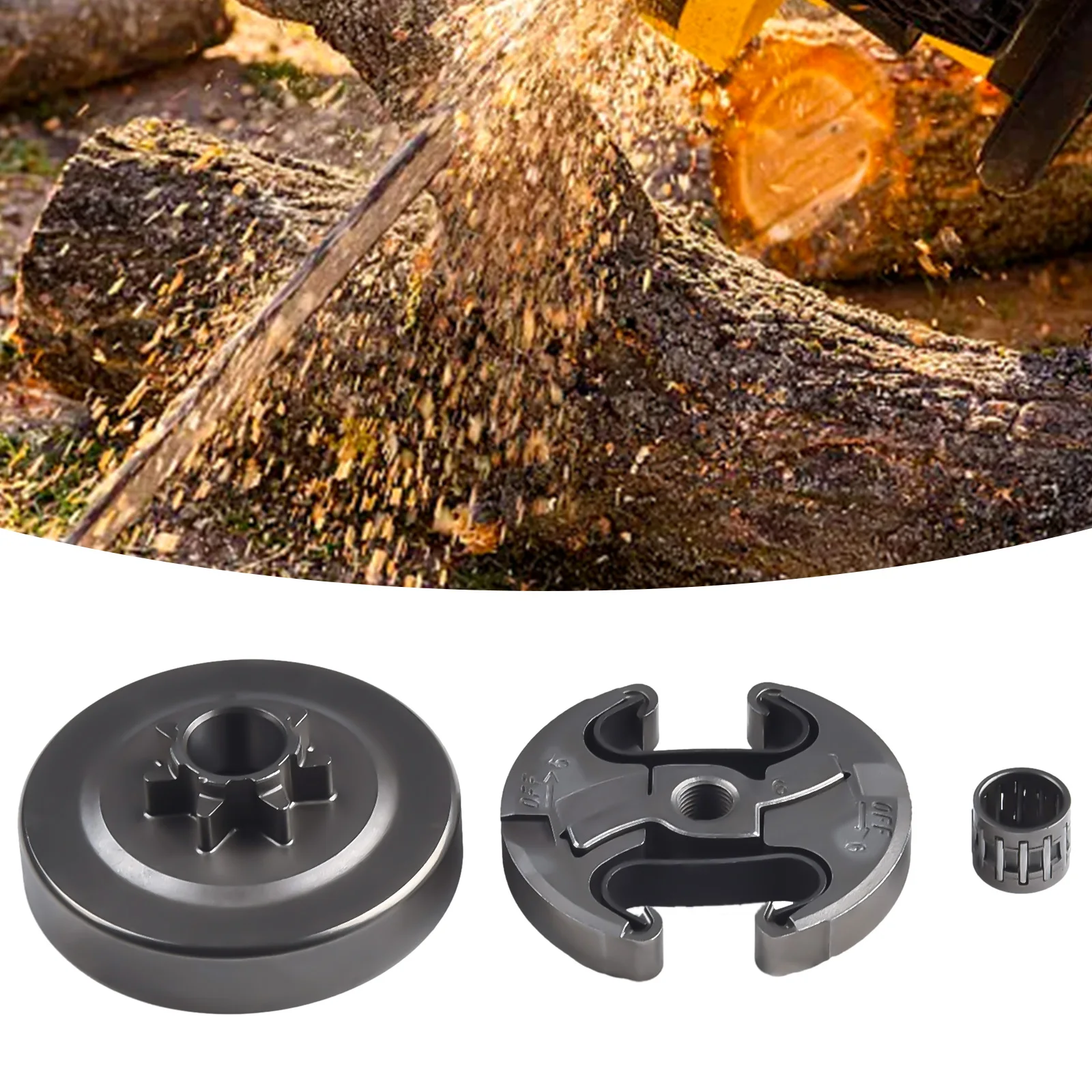 

Bearing Kit Clutch Drum Outdoor Living 3 Pcs 537110503 537291702 For 455 460 For Husqvarna For Rancher Chainsaw