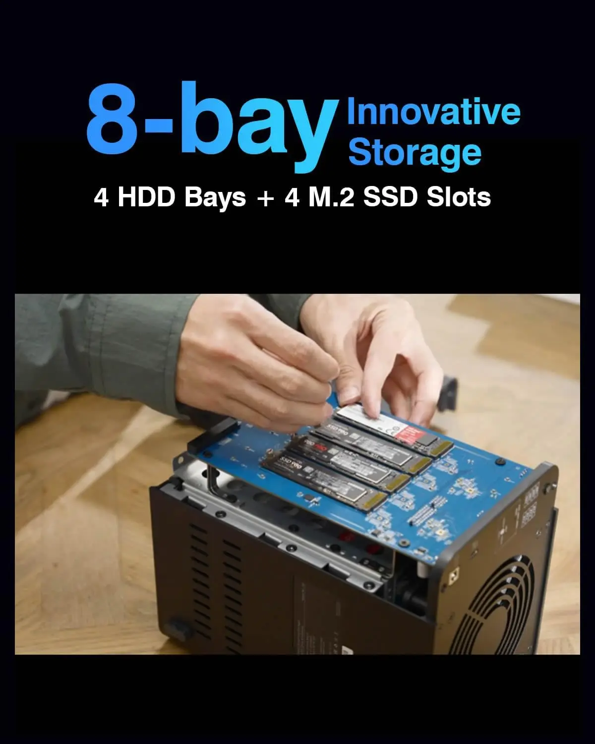 TERRAMASTER F4-425 4베이 NAS 스토리지 인텔 x86 쿼드 코어 CPU 4GB RAM 2.5GbE LAN 네트워크 연결 스토리지 가정용 (디스크 미포함)