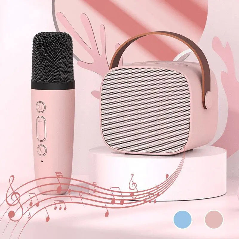 

Bluetooth Mini Karaoke Machine for Adults Kids Portable Wireless Karaoke Microphone PA Speaker System for Home Party Outdoor All