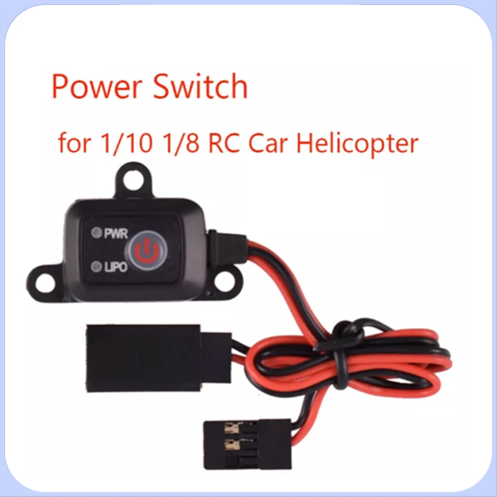 

SK-600054-02 выключатель питания вкл/выкл MCU управляемый LIPO NIMH аккумулятор 4-12 В для 1/10 1/8 RC вертолет автозапчасти