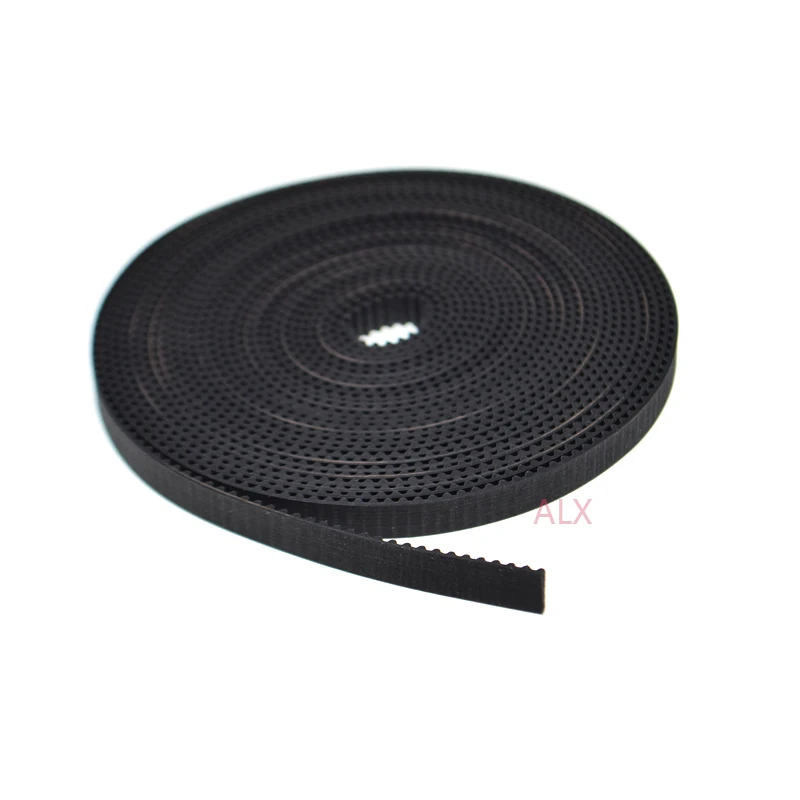 GT2 timing belt 6mm width 2GT Fiber Reinforced Rubber open timing Belt For CNC 3D Printer Reprap Prusa i3 gear 5METER